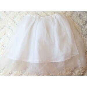 MINI BODEN White Tulle Skirt Sz 5-6 yrs Ballerinas Dance Party Festival Casual